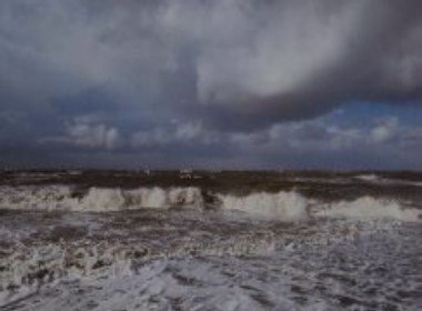 Sturm an der Nordsee